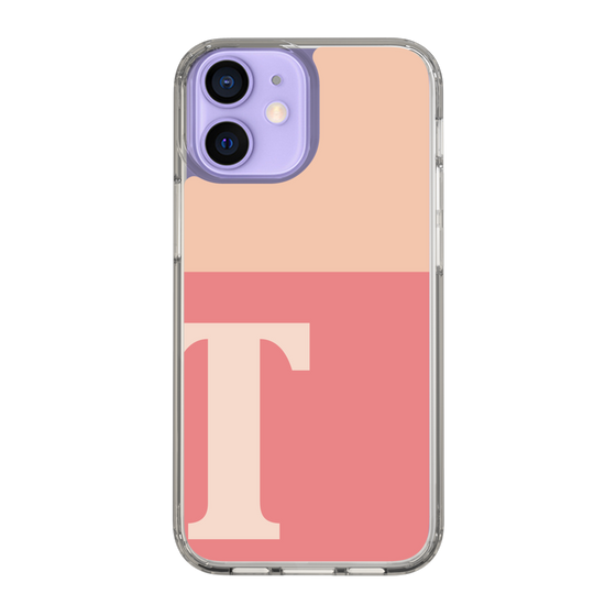 Slim Protection Case［ Original - initial two tone - T pink ］