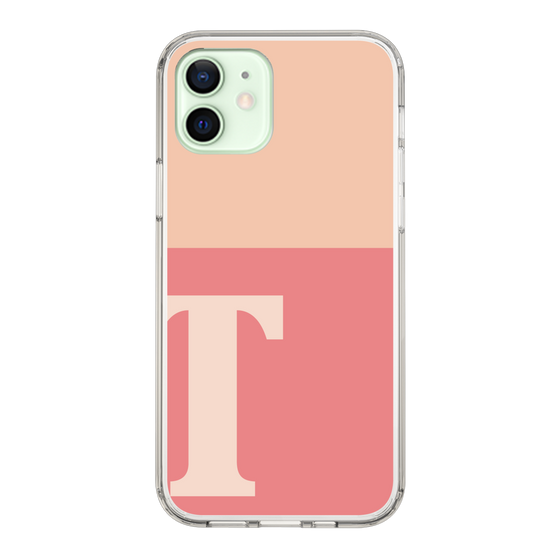 Slim Protection Case［ Original - initial two tone - T pink ］