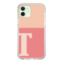 Slim Protection Case［ Original - initial two tone - T pink ］