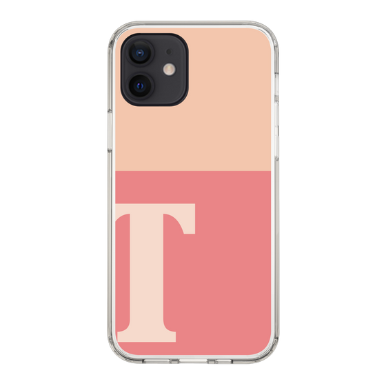 Slim Protection Case［ Original - initial two tone - T pink ］
