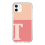 Slim Protection Case［ Original - initial two tone - T pink ］