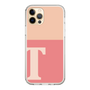 Slim Protection Case［ Original - initial two tone - T pink ］