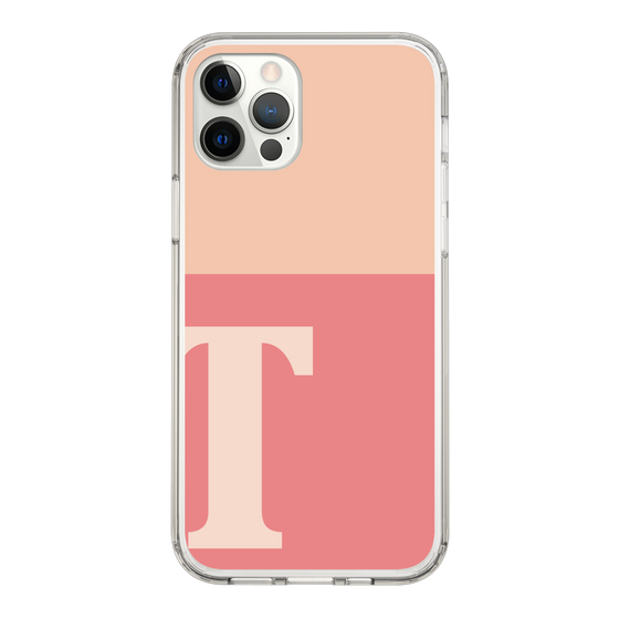 Slim Protection Case［ Original - initial two tone - T pink ］