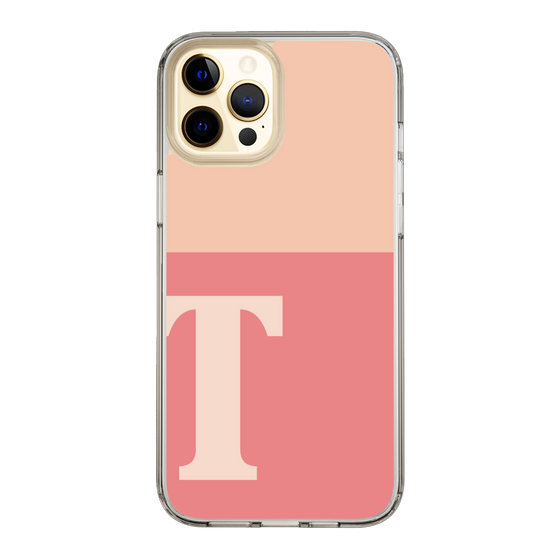 Slim Protection Case［ Original - initial two tone - T pink ］