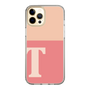 Slim Protection Case［ Original - initial two tone - T pink ］