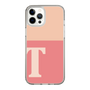 Slim Protection Case［ Original - initial two tone - T pink ］