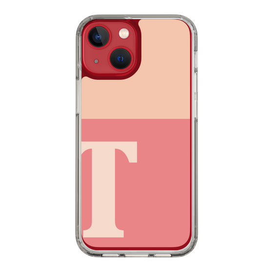 Slim Protection Case［ Original - initial two tone - T pink ］