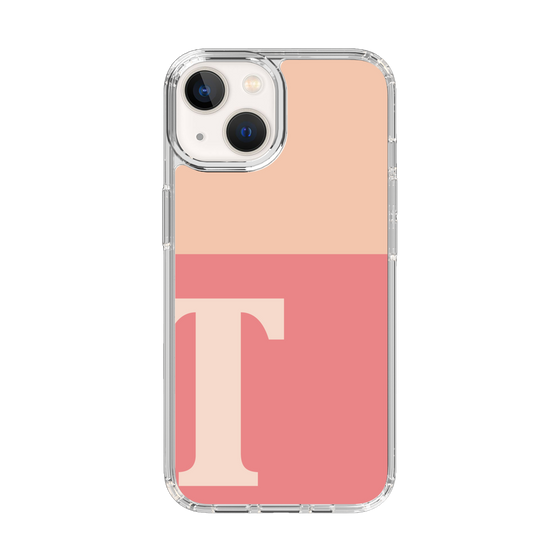 Slim Protection Case［ Original - initial two tone - T pink ］