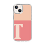 Slim Protection Case［ Original - initial two tone - T pink ］