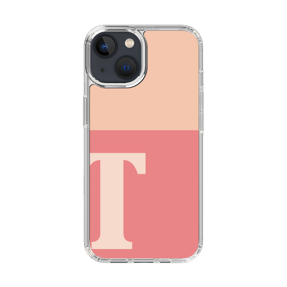 Slim Protection Case［ Original - initial two tone - T pink ］