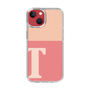 Slim Protection Case［ Original - initial two tone - T pink ］