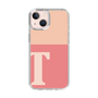 Slim Protection Case［ Original - initial two tone - T pink ］