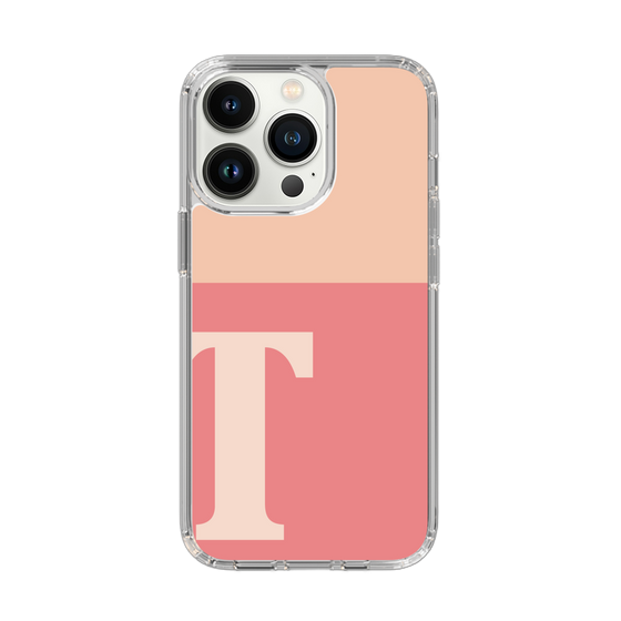 Slim Protection Case［ Original - initial two tone - T pink ］