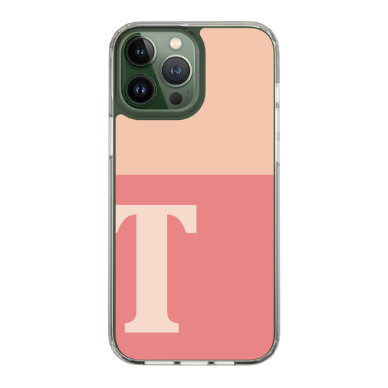 Slim Protection Case［ Original - initial two tone - T pink ］