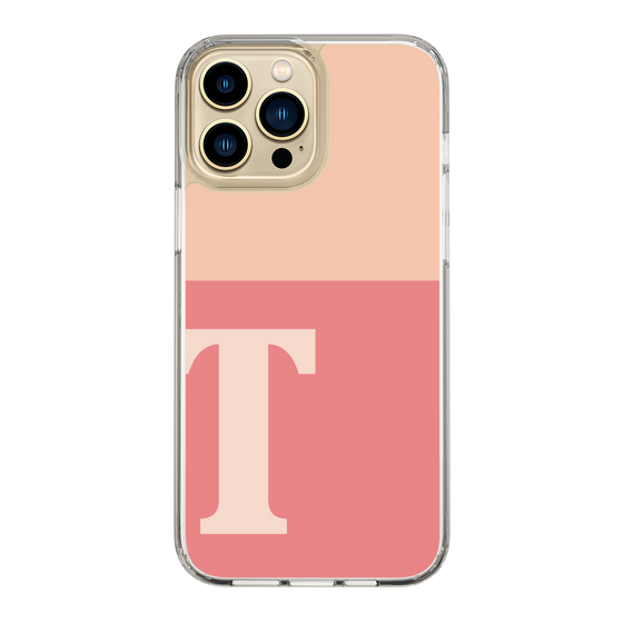 Slim Protection Case［ Original - initial two tone - T pink ］