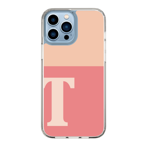 Slim Protection Case［ Original - initial two tone - T pink ］