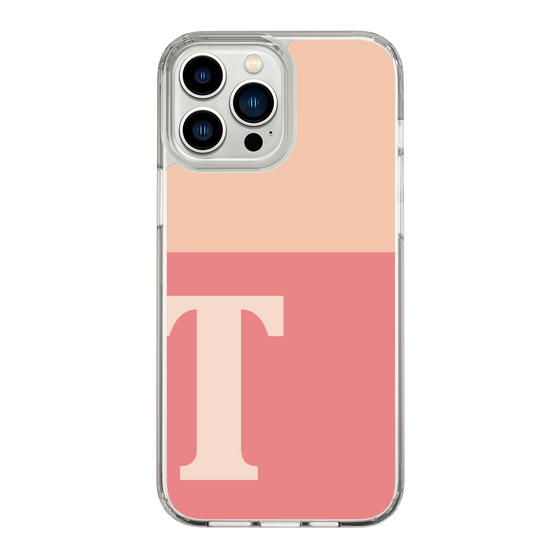 Slim Protection Case［ Original - initial two tone - T pink ］