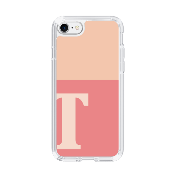 Slim Protection Case［ Original - initial two tone - T pink ］
