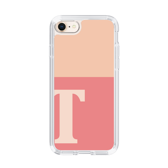 Slim Protection Case［ Original - initial two tone - T pink ］