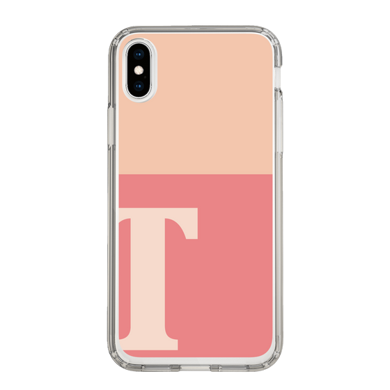 Slim Protection Case［ Original - initial two tone - T pink ］