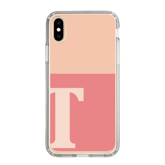 Slim Protection Case［ Original - initial two tone - T pink ］
