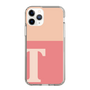 Slim Protection Case［ Original - initial two tone - T pink ］