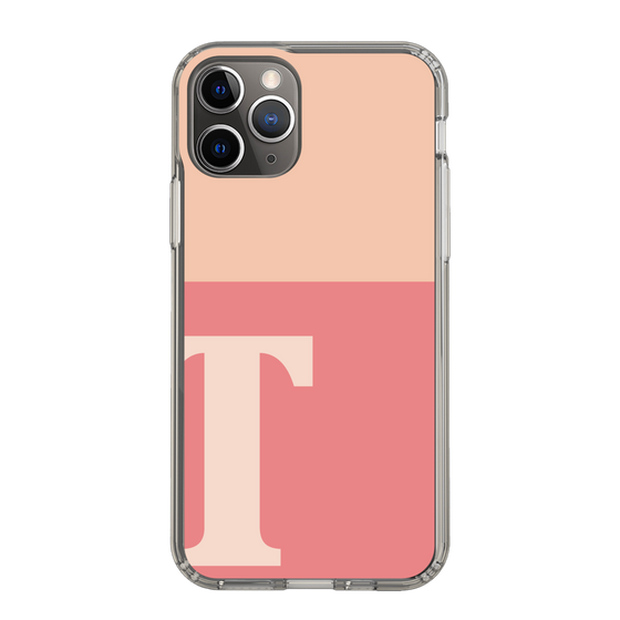 Slim Protection Case［ Original - initial two tone - T pink ］