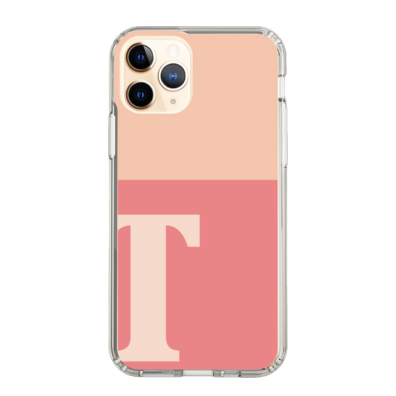Slim Protection Case［ Original - initial two tone - T pink ］