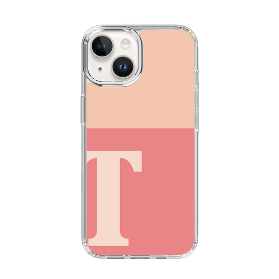 Slim Protection Case［ Original - initial two tone - T pink ］