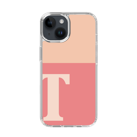 Slim Protection Case［ Original - initial two tone - T pink ］