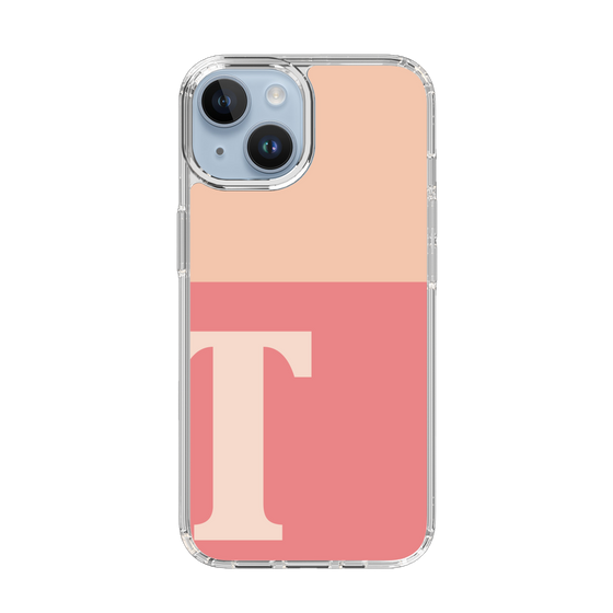 Slim Protection Case［ Original - initial two tone - T pink ］
