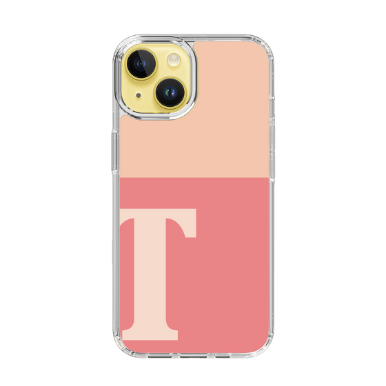 Slim Protection Case［ Original - initial two tone - T pink ］
