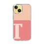 Slim Protection Case［ Original - initial two tone - T pink ］