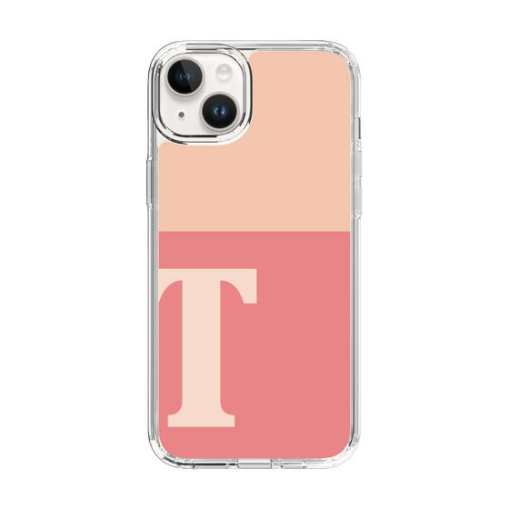 Slim Protection Case［ Original - initial two tone - T pink ］