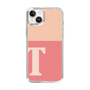 Slim Protection Case［ Original - initial two tone - T pink ］