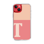 Slim Protection Case［ Original - initial two tone - T pink ］