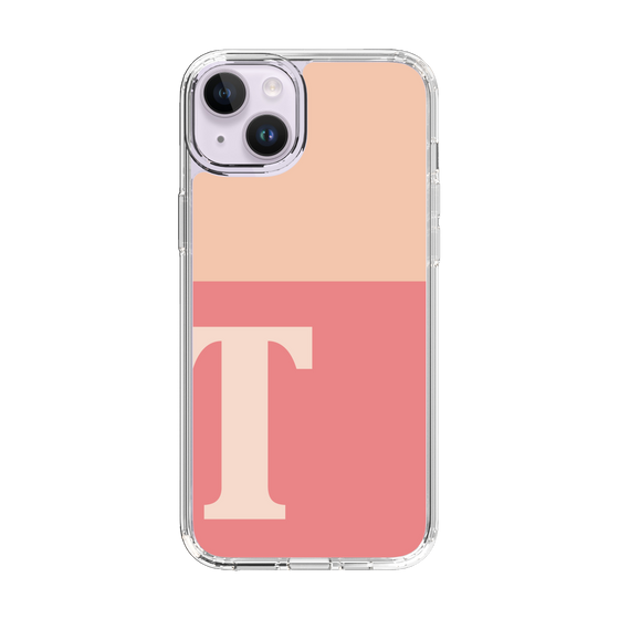 Slim Protection Case［ Original - initial two tone - T pink ］
