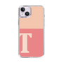 Slim Protection Case［ Original - initial two tone - T pink ］