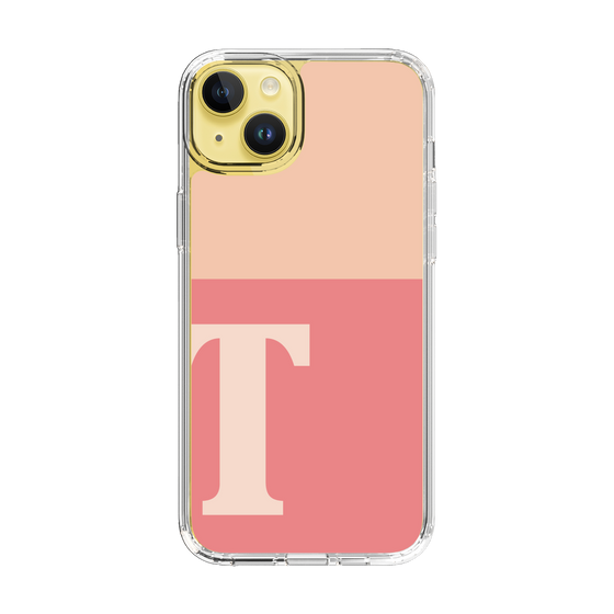 Slim Protection Case［ Original - initial two tone - T pink ］