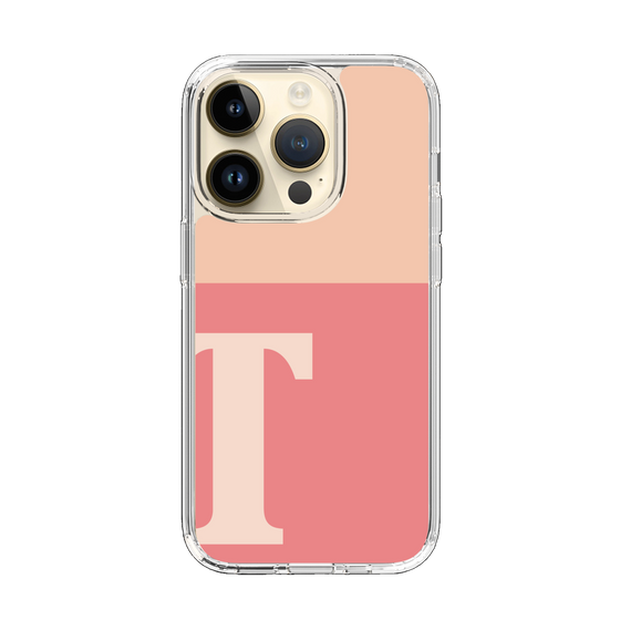 Slim Protection Case［ Original - initial two tone - T pink ］