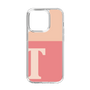 Slim Protection Case［ Original - initial two tone - T pink ］