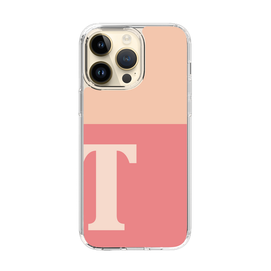 Slim Protection Case［ Original - initial two tone - T pink ］