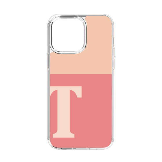 Slim Protection Case［ Original - initial two tone - T pink ］