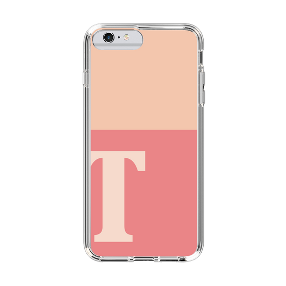 Slim Protection Case［ Original - initial two tone - T pink ］
