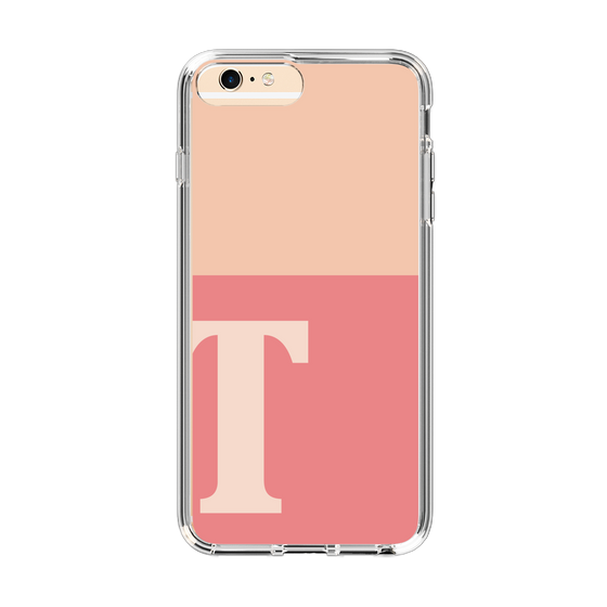 Slim Protection Case［ Original - initial two tone - T pink ］