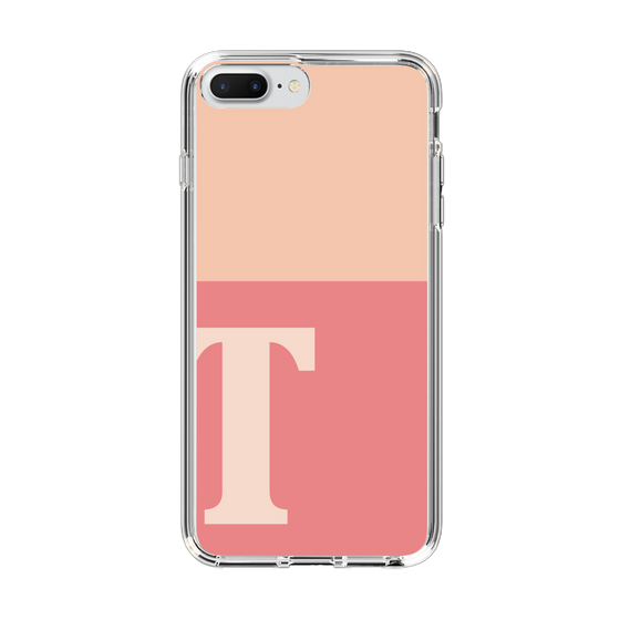 Slim Protection Case［ Original - initial two tone - T pink ］