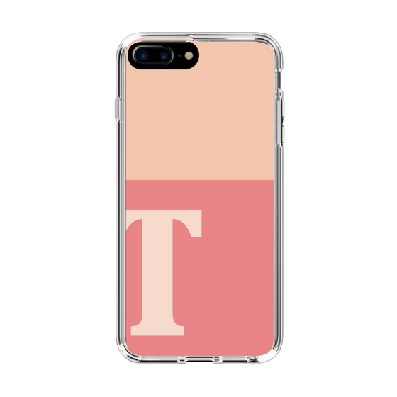 Slim Protection Case［ Original - initial two tone - T pink ］