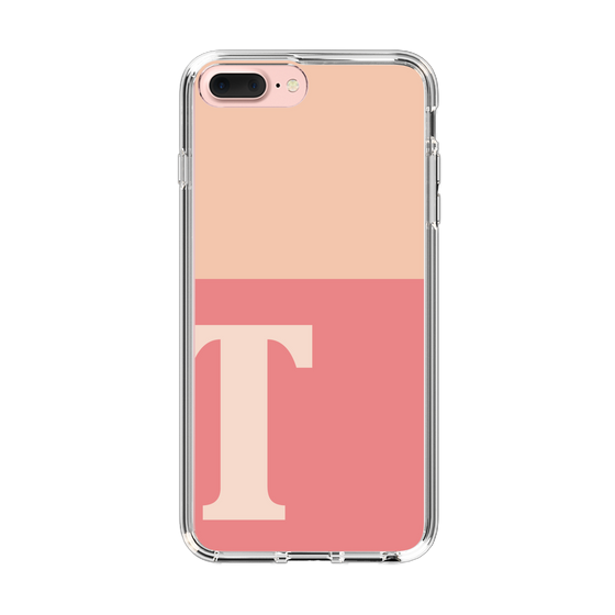 Slim Protection Case［ Original - initial two tone - T pink ］