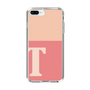Slim Protection Case［ Original - initial two tone - T pink ］