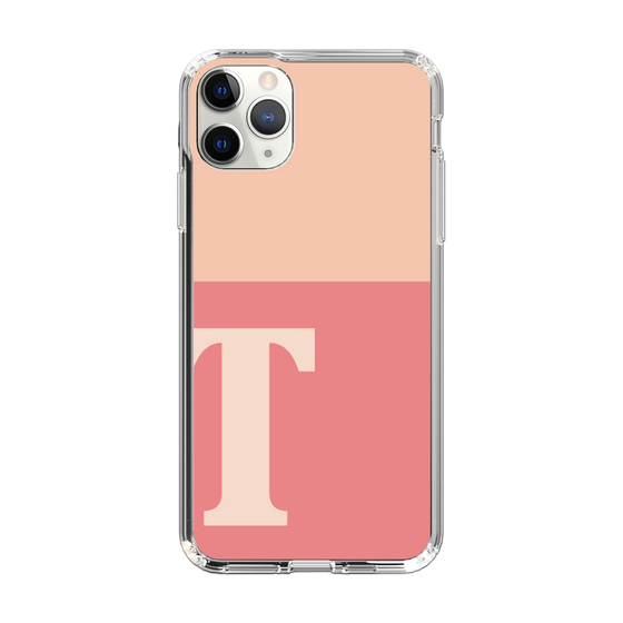 Slim Protection Case［ Original - initial two tone - T pink ］